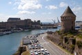 Tour Tanguy and the castle of Brest Royalty Free Stock Photo