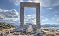 Temple of Apollo Naxos, Greece Royalty Free Stock Photo