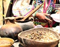 Bolivia Native Cloth & food