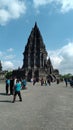 Tour to Prambanan Temple in Java Royalty Free Stock Photo