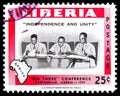 Toure, Tubman and Nkrumah, `The 3 of Africa` Conference serie, circa 1960