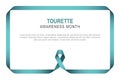Tourette Awareness Month background