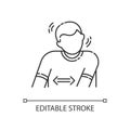 Tourette syndrome linear icon