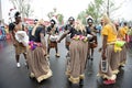 Touring show performance of Congo dancers