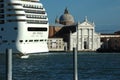 Tourism cruise ship in Venice Royalty Free Stock Photo