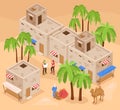 Tourism Egypt Isometric Composition Royalty Free Stock Photo