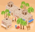 Tourism Egypt Isometric Composition