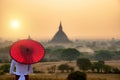 Tourism industry in Bagan Mandalay Myanmar Royalty Free Stock Photo