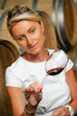 Tourism - Man tasting wine Royalty Free Stock Photo