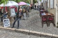 Tourism in Montmartre, Paris Royalty Free Stock Photo