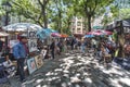 Tourism in Montmartre, Paris Royalty Free Stock Photo