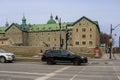 Tourism Montreal. Urban details of architecture - Ancient elements of buildings. Castles and estates. panorama of the city