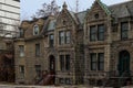 Tourism Montreal. Urban details of architecture - Ancient elements of buildings. Castles and estates. panorama of the city