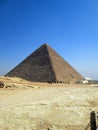 Pyramid of Micerino Giza Egypt Royalty Free Stock Photo