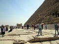 Pyramid of Micerino Giza Egypt Royalty Free Stock Photo