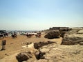 Pyramid of Micerino Giza Egypt Royalty Free Stock Photo