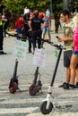 Unknown protesters in Sevilla, Spain