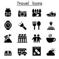 Tourism , travel , Adventure , Discovery , camping , Trail icon