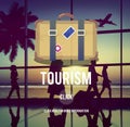 Tourism Travel Trip journey Destination Concept Royalty Free Stock Photo