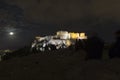 Tourist admiring the Parthenon on Acropolis