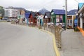 Tourist agencies in Ushuaia, the capital of Tierra del Fuego, Argentina