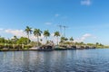 Tourist airboats in Everglades National Park, Florida