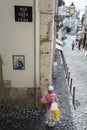 Tourist in Alfama Lisbon