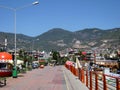 Tourist area in Alanya.