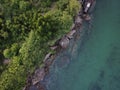 attraction Aerial view of the sea Beautiful natural in summer