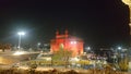 Long shot of Gateway of India at night Royalty Free Stock Photo