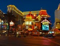 Las Vegas Strip Buildings Attractions, Nevada Royalty Free Stock Photo