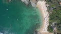 Tourist beach on Phuket Island in Thailand.