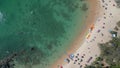 Tourist beach on Phuket Island in Thailand.