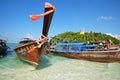 Tourist on the beach in Thailand, Asia. Koh mor Island in Thailand- blue sky and with silky soft white sand, and exceptionally cl