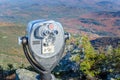 Tourist Binoculars on the Top of Mountain Royalty Free Stock Photo