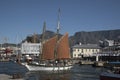 Tourist boat Cape Town harbour South Africa