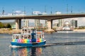 Tourist boat in False Creek in Vancouver, Canada Royalty Free Stock Photo