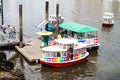 Tourist boat in False Creek in Vancouver, Canada Royalty Free Stock Photo