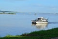 Tourist Boat, Mekong River, Cambodia.