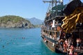 Tourist Boat near Kemer, Turkey