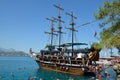 Tourist Boat near Kemer, Turkey