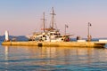 Tourist Boat Next To The Pier . Toroneos Cruise from Pefkohori