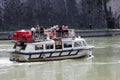 Tourist boat on River Tiber (Rome - Italy)