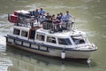 Tourist boat on River Tiber (Rome - Italy)