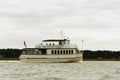 Tourist boat sails down May River, near Hilton Head Island Royalty Free Stock Photo