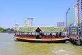 Boat Services On Chao Praya River, Bangkok, Thailand Royalty Free Stock Photo