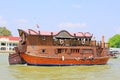 Boat Services On Chao Praya River, Bangkok, Thailand Royalty Free Stock Photo