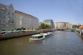 Tourist boat on the Spree Royalty Free Stock Photo