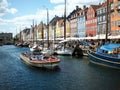 Beautiful and colorful buildings in Nyhavn Royalty Free Stock Photo