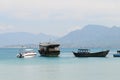 Tourist boats at the main pier in Nha Trang, Vietnam